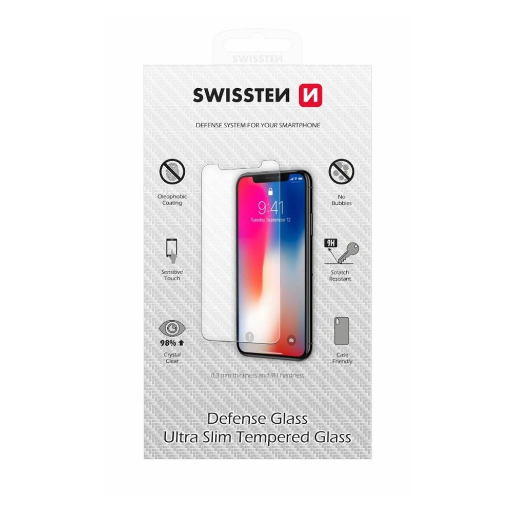 Swissten 2.5D Védőrétegű Edzett üveg, Apple IPhone 15 Pro