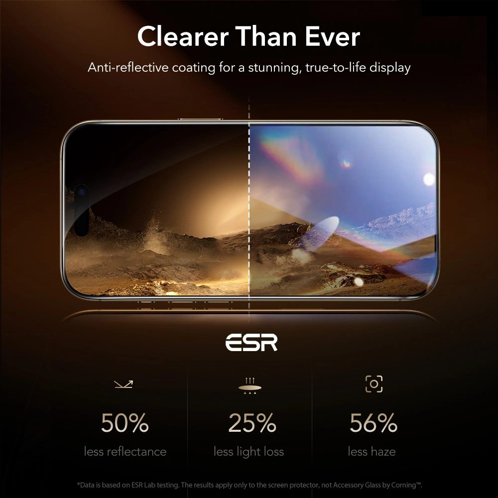ESR Armorite Pro Tvrdené sklo UltraFit, iPhone 17 Pro