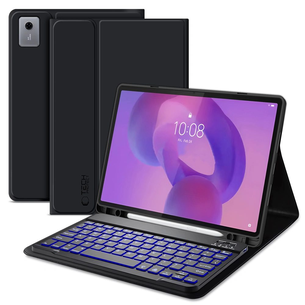 Levně Pouzdro Tech-Protect SC Pen + klávesnice, Lenovo Idea Tab Plus 12.1 TB-361, černé