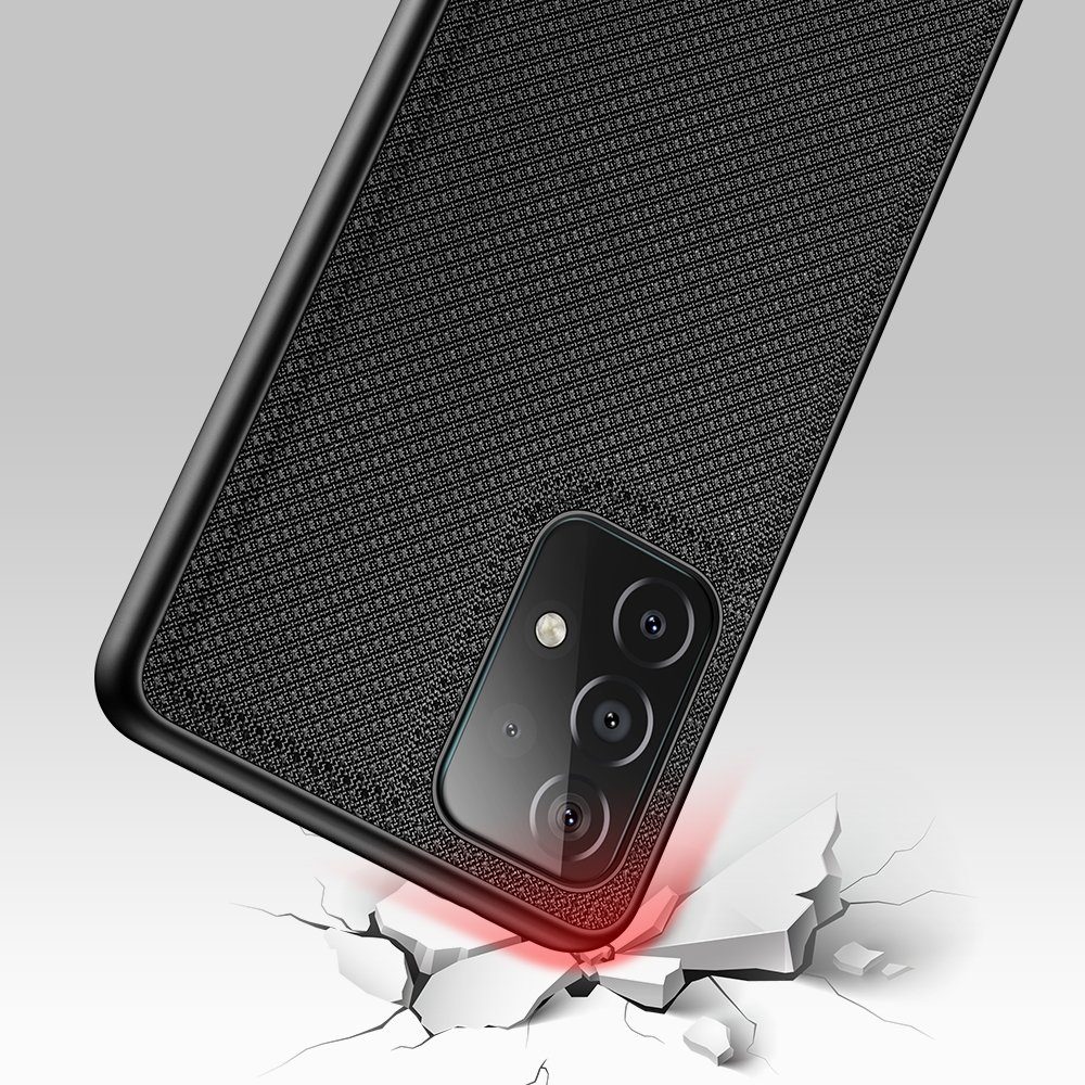 Dux Ducis Fino Case, Samsung Galaxy A72 4G, Fekete