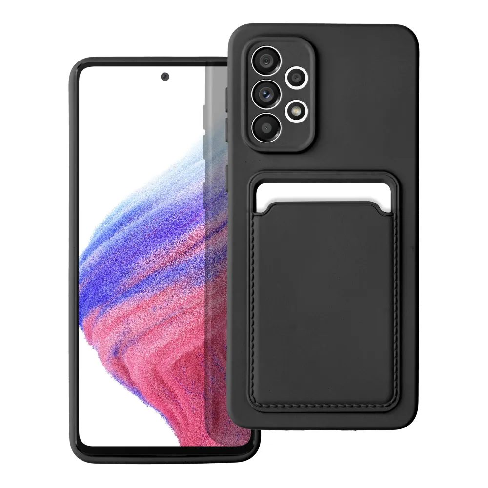 Husă Card Case, Samsung Galaxy A33 5G, Neagră