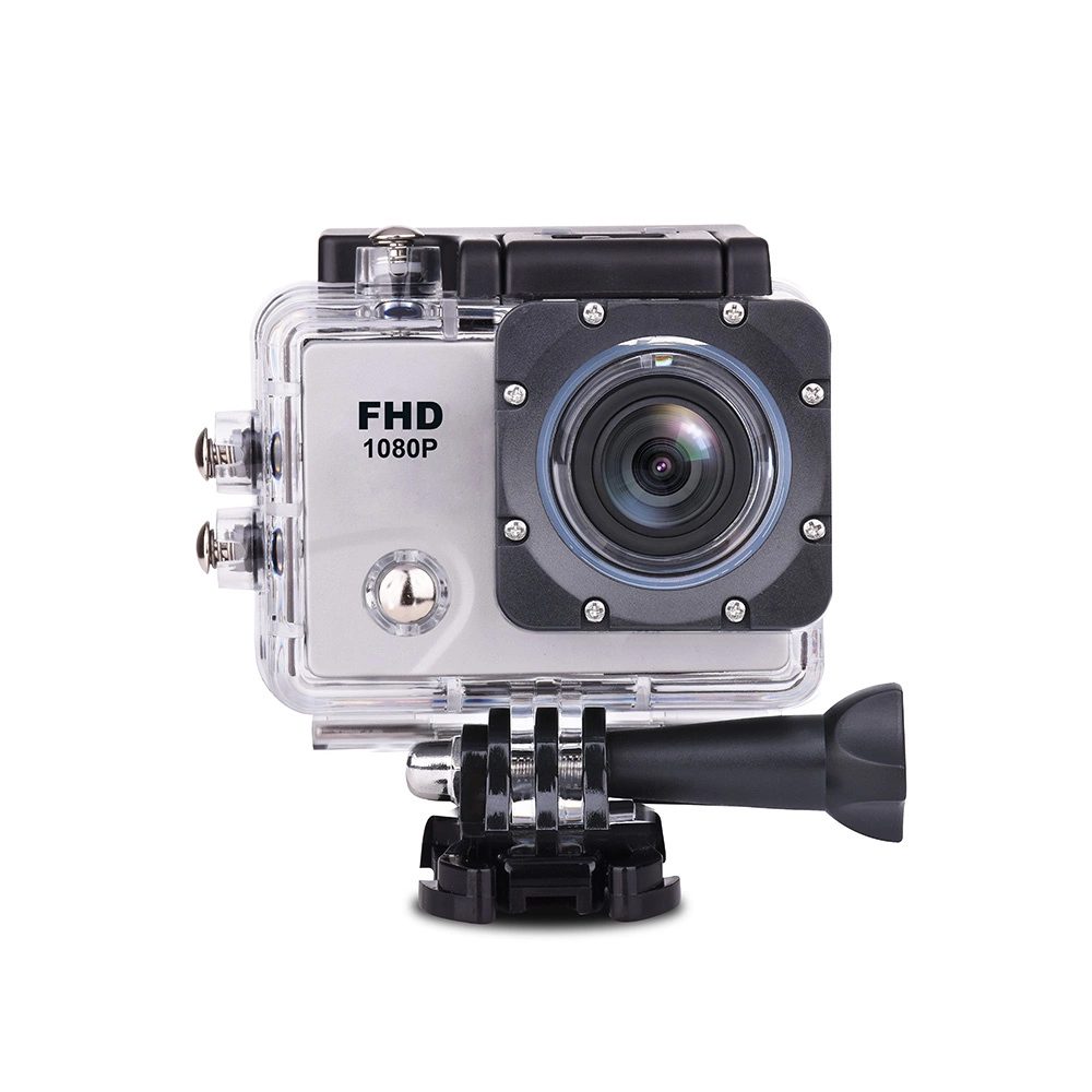 DV2400 sportovní kamera Full HD Wi-Fi 12Mpx, širokoúhlá vodotěsná + příslušenství, bílá