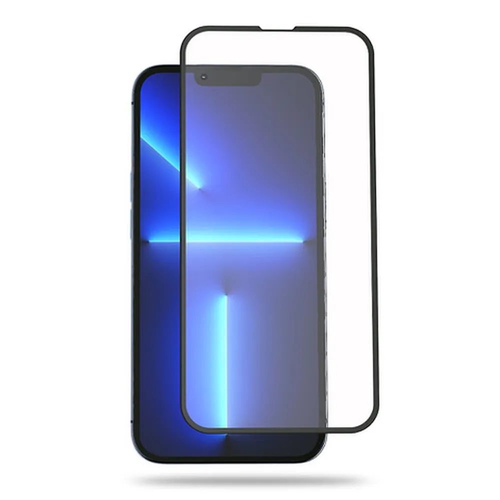 Nano 5D Folie De Sticlă Securizată Protectoare, IPhone 15 Pro, Neagră