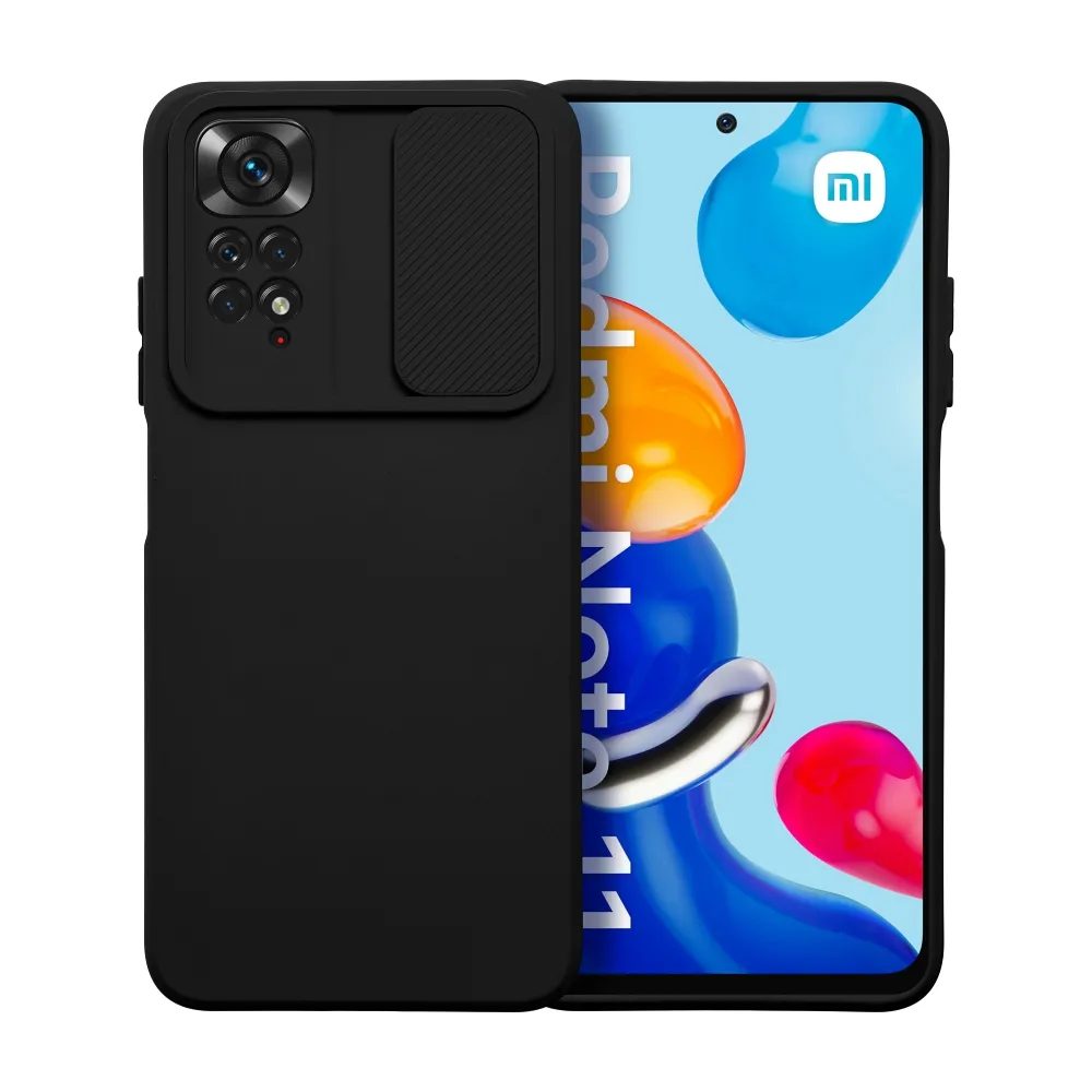 Slide Etui, Xiaomi Redmi 9A / 9AT, črn