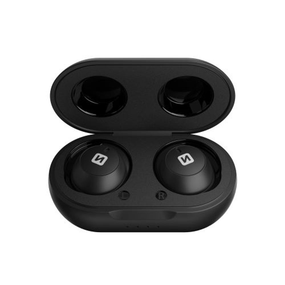 Căști Swissten Bluetooth TWS Stonebuds, Negre