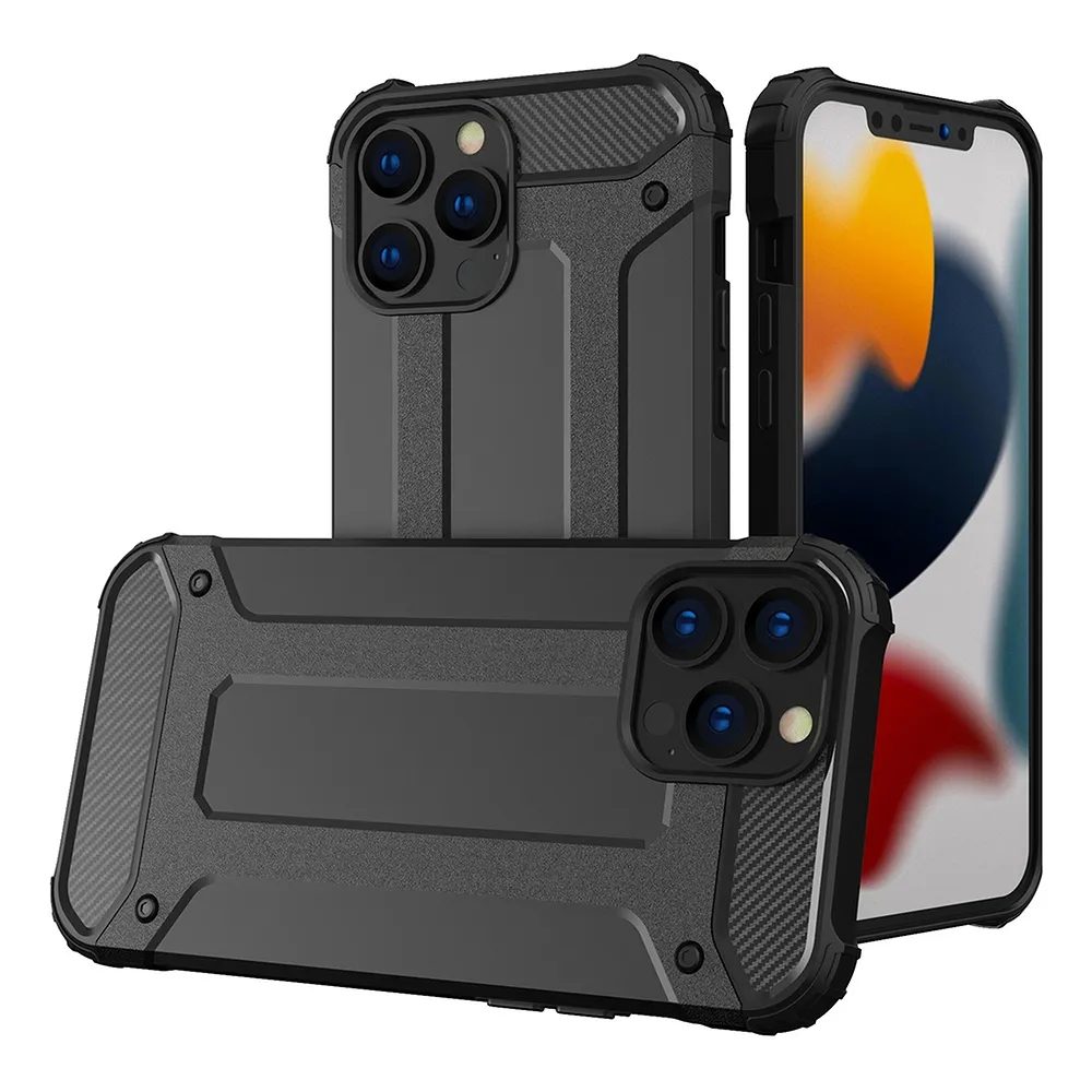 Hybrid Armor iPhone 14 Pro Max, čierne