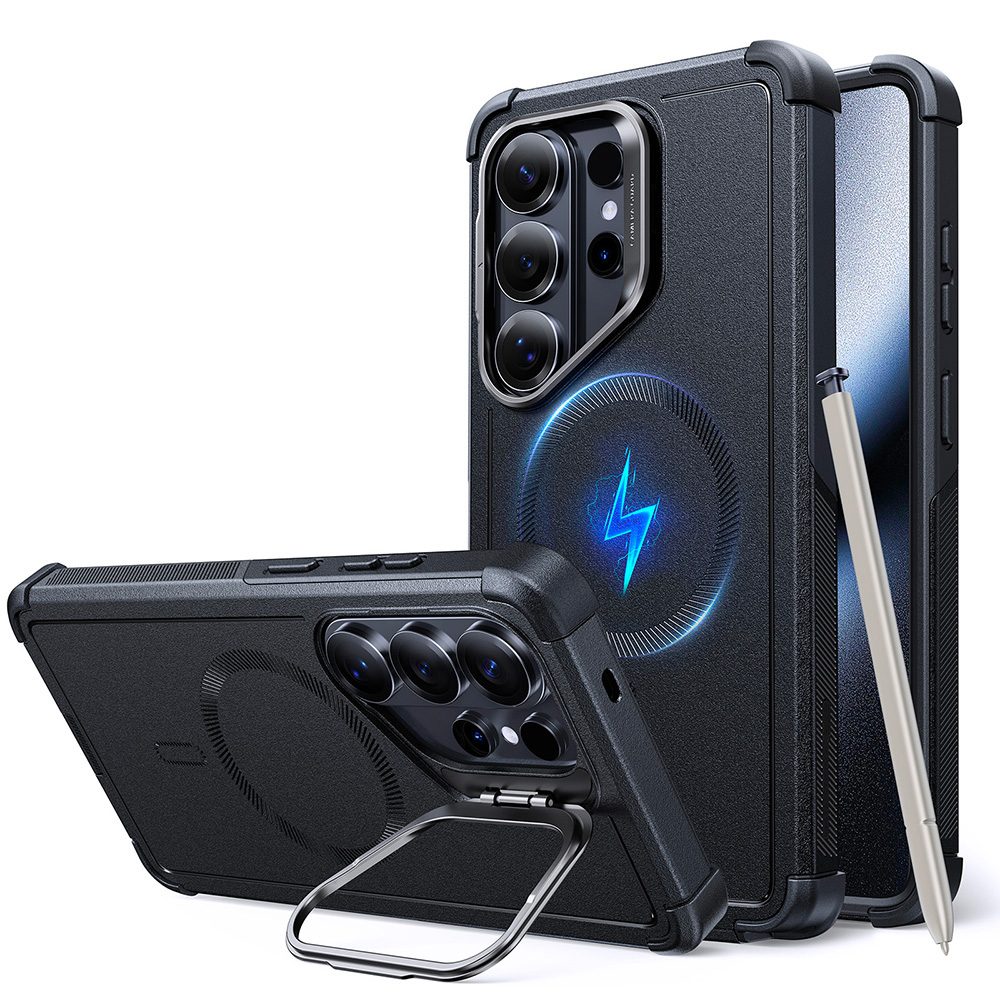 Levně Kryt ESR Cyber Armor Kickstand, Samsung Galaxy S26 Ultra, černý