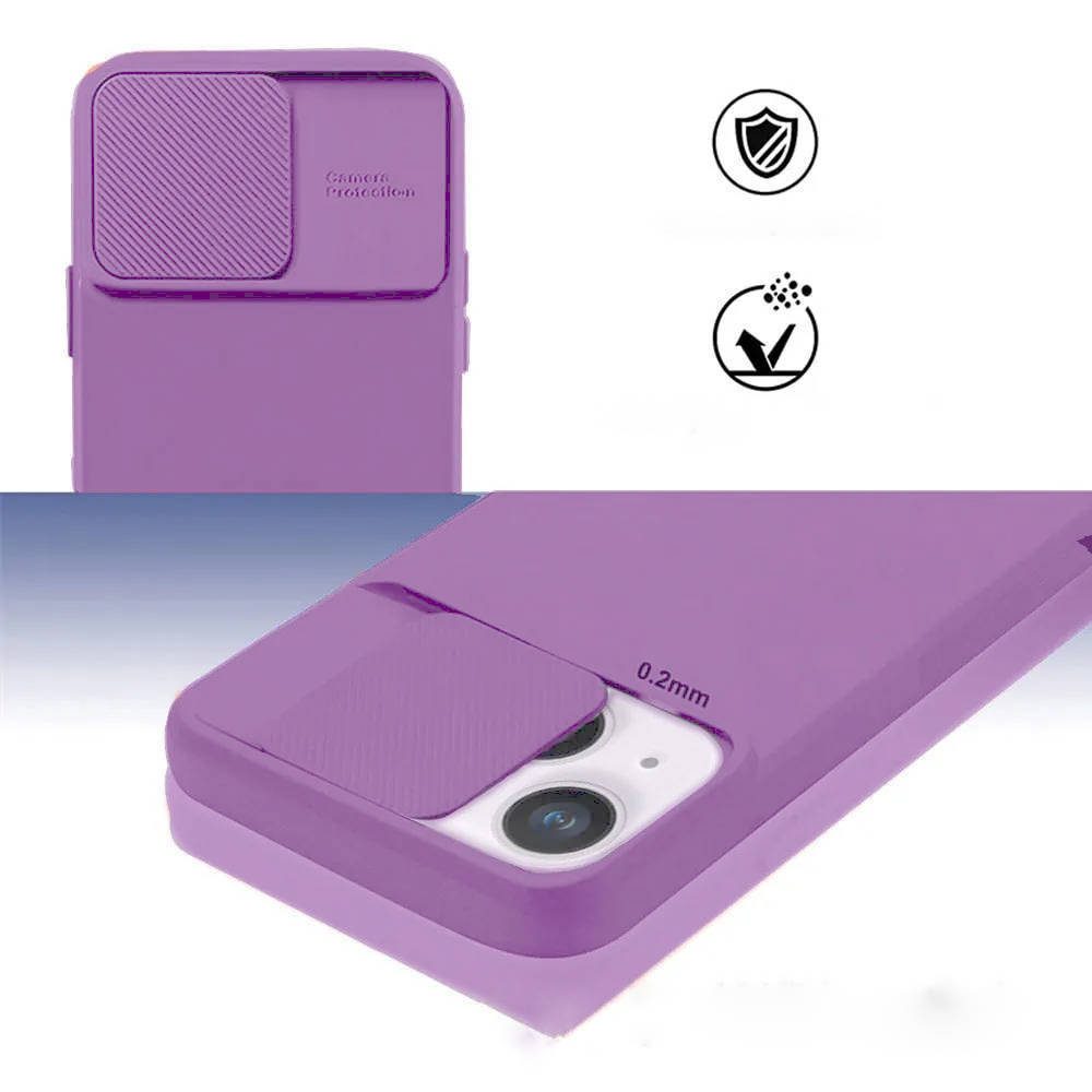 Husă Nexeri Cu Capac Pentru Cameră, Xiaomi Redmi Note 12 5G, Violet