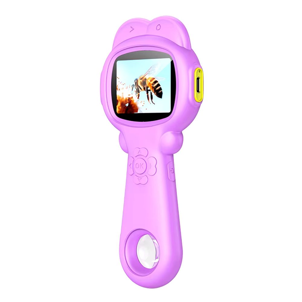 Levně Dětský digitální mikroskop s kamerou, fialový