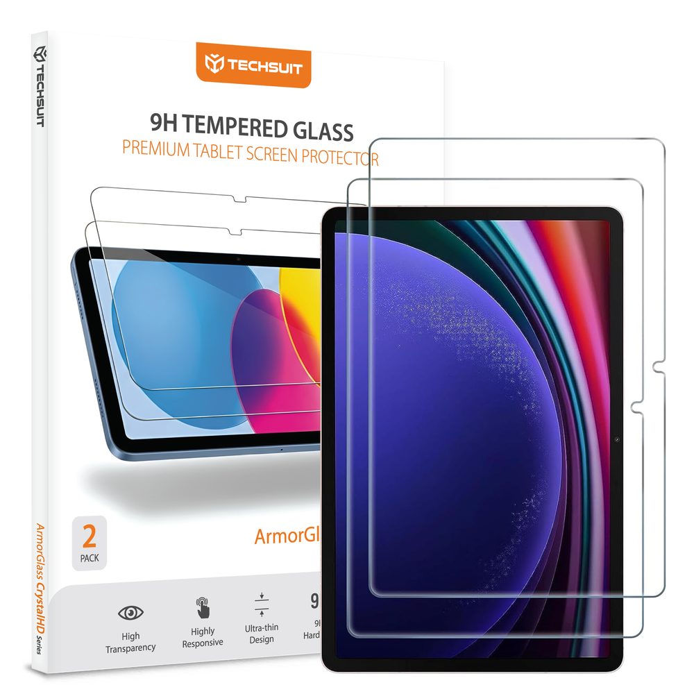 Levně Techsuit ArmorGlass CrystalHD, Samsung Galaxy Tab S9 / S9 FE / S10 FE / S10 Lite, 2 kusy
