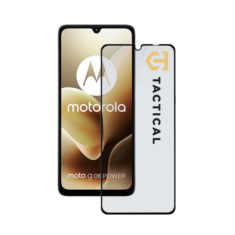 Levně Tactical Glass Shield 5D sklo pro Motorola Moto G06 / G06 Power, černé