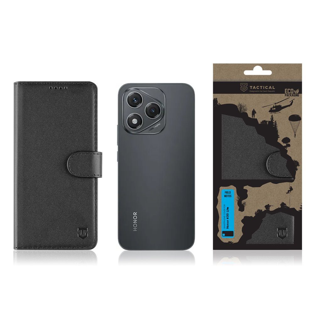 Tactical Field Notes puzdro, Honor 400 Lite, čierne