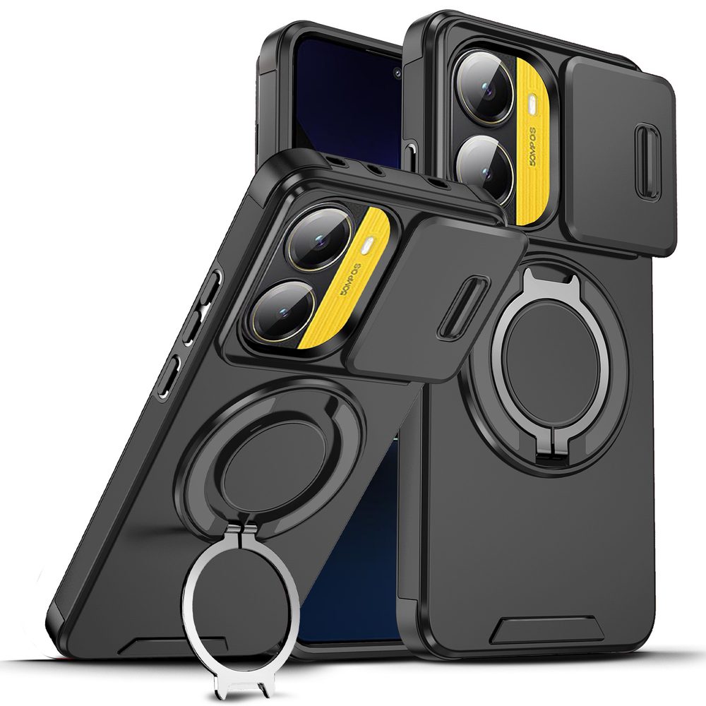 Levně Camslide Stand obal, Xiaomi Poco X7 Pro 5G, černý