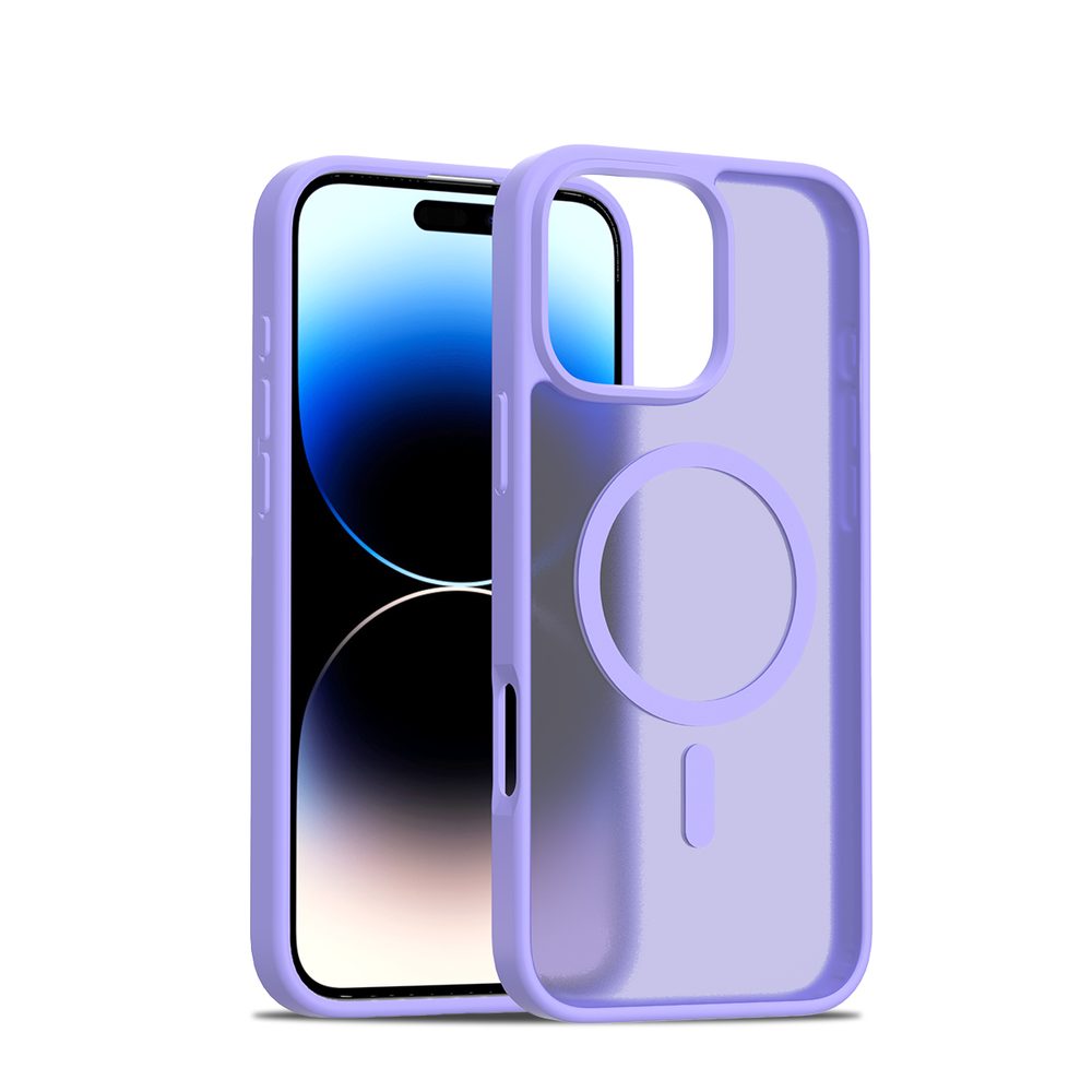 JP MagFit Colour MagSafe tok N52 mágnessel, iPhone 16 Pro Max, lila