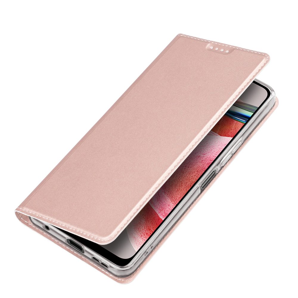 Dux Ducis Skin Pro, Knížkové Pouzdro, Xiaomi Redmi Note 12, Růžové