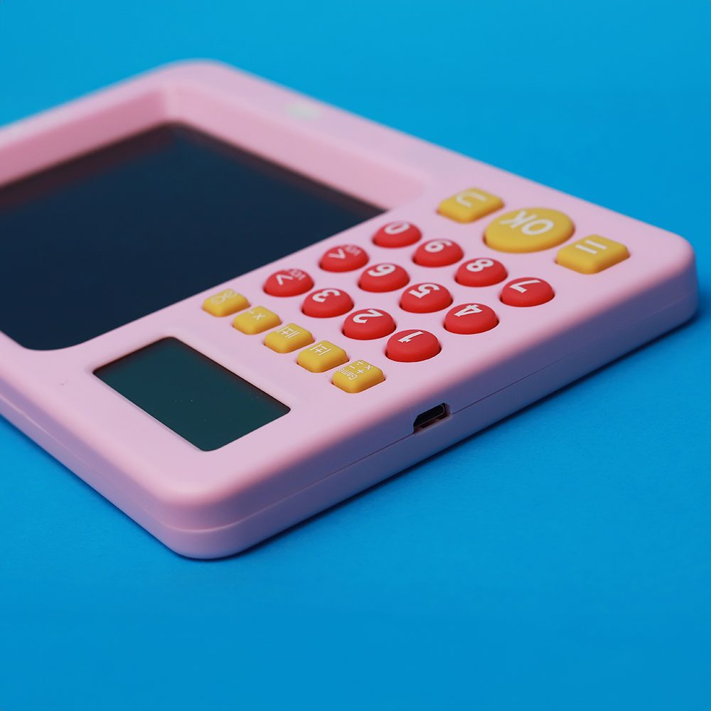 Maxlife MXWB-01 Otroška Pisalna Tabla S Kalkulatorjem, Roza
