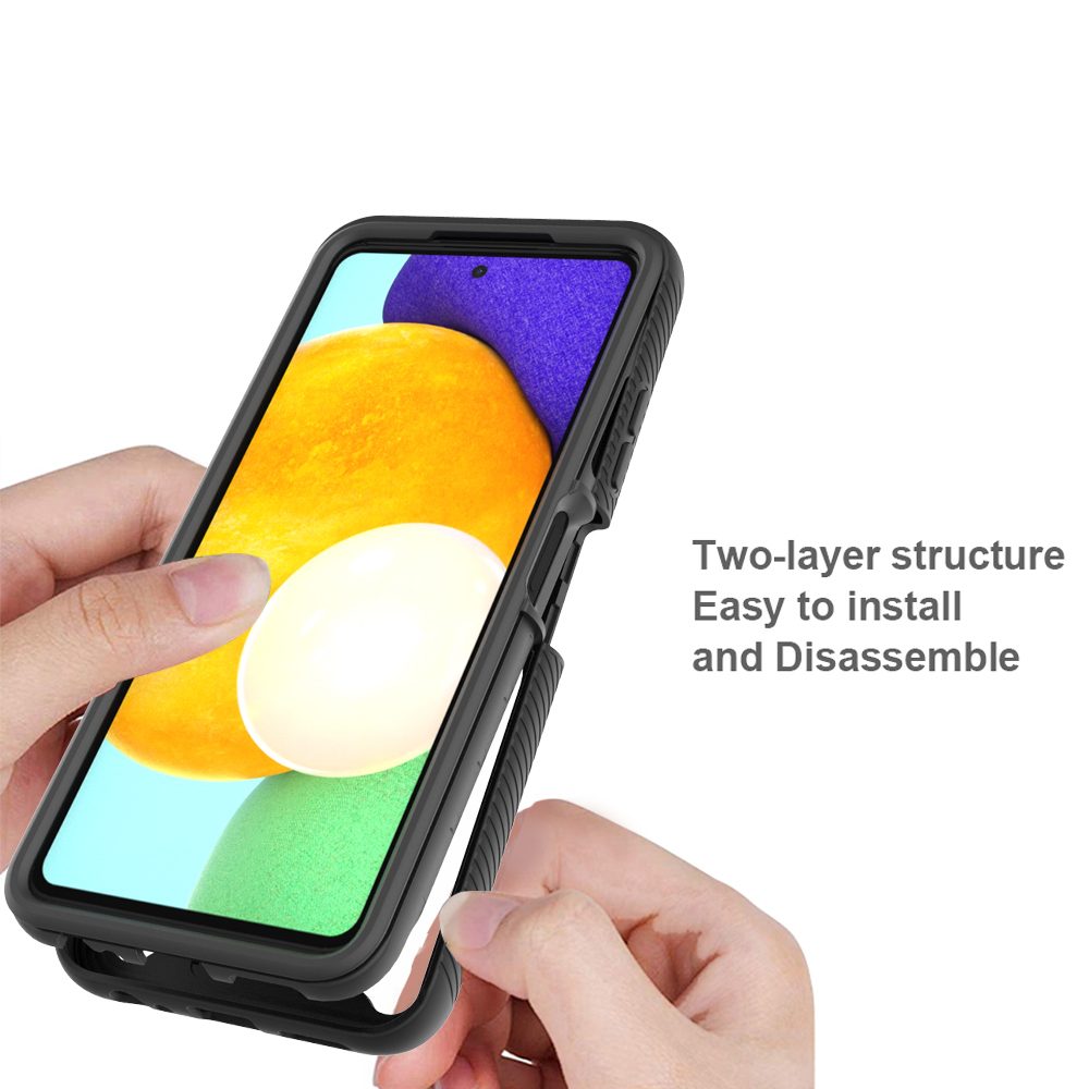 Techsuit Defense360 Pro + Ochranná Fólie, Samsung Galaxy A22 5G, černý