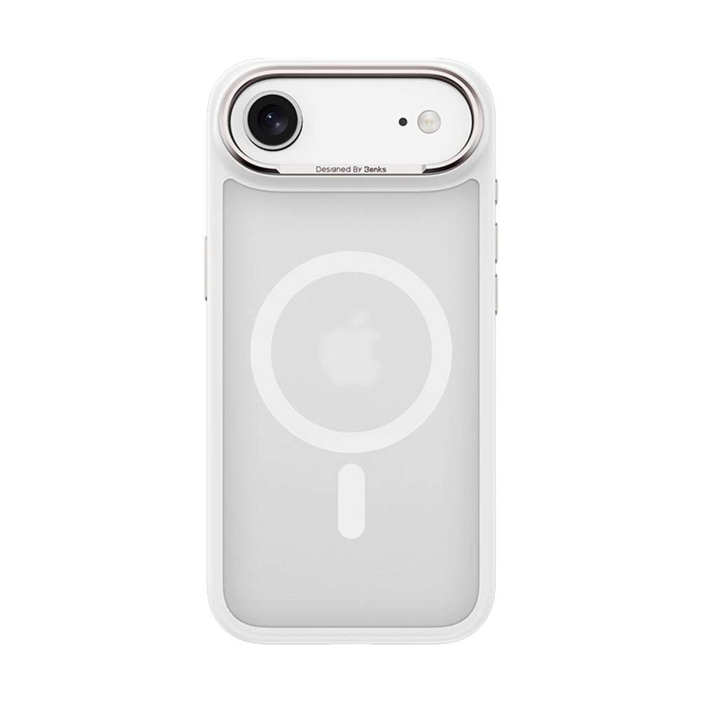 Levně Benks Magnetic Mist obal Metal Frame, iPhone Air, bílý