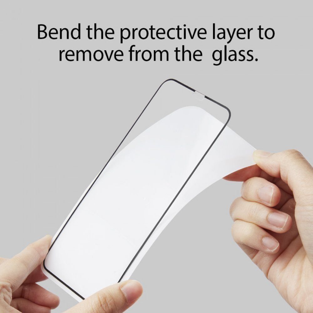 Spigen Full Cover Glass FC Edzett üveg, IPhone XR / 11, Fekete