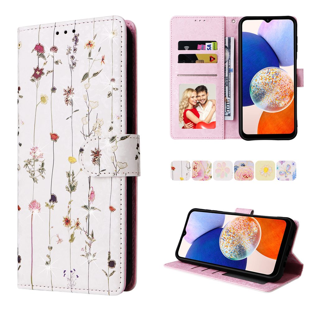 Levně Magnet Case, Samsung Galaxy A15, luční kvítí
