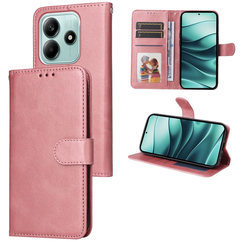 Mágneses tok, Xiaomi Redmi Note 14 5G, rózsaszín