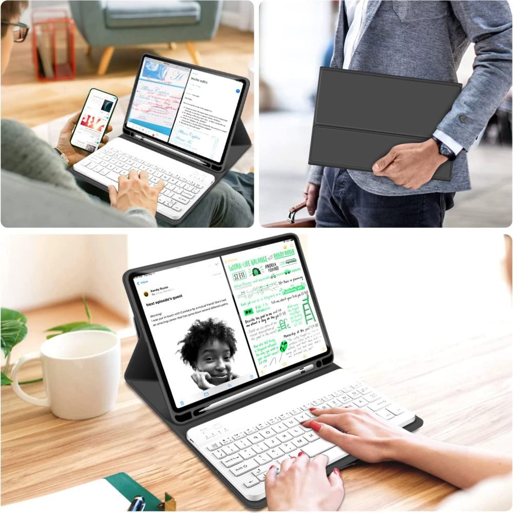 Pouzdro Tech-Protect SC Pen + Klávesnice, Apple IPad Pro 11 2020 / 2021 / 2022, černé