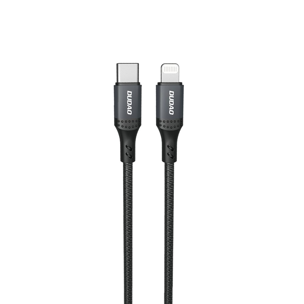Dudao L3CL kábel USB-C - Lightning, 30W, 2m, čierny