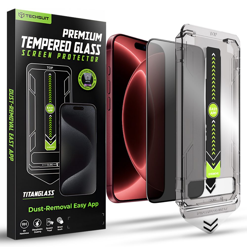Techsuit TitanGlass Privacy, iPhone 18 Pro Max