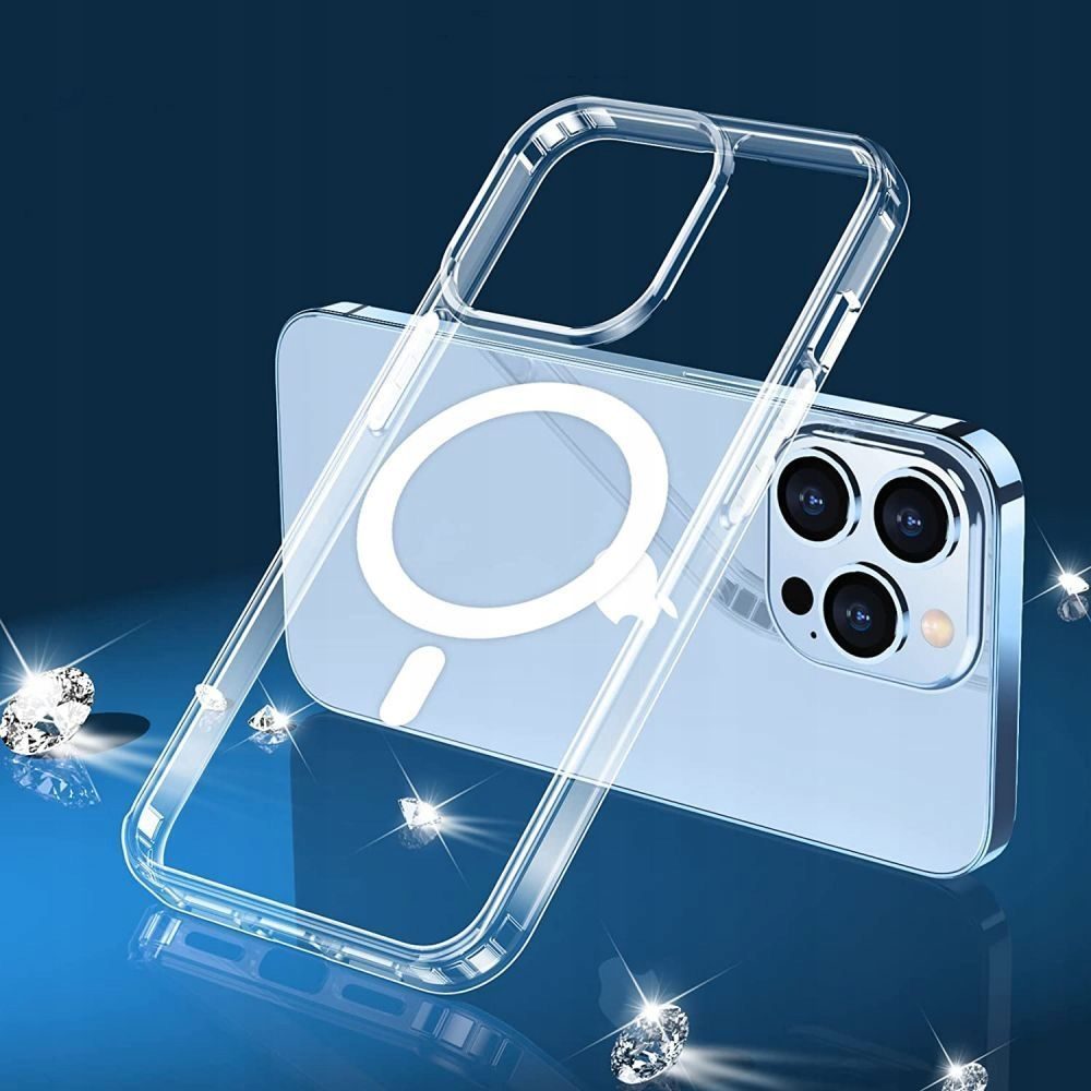 Tech-Protect Flexair Hibrid MagSafe, IPhone 14 Pro, átlátszó