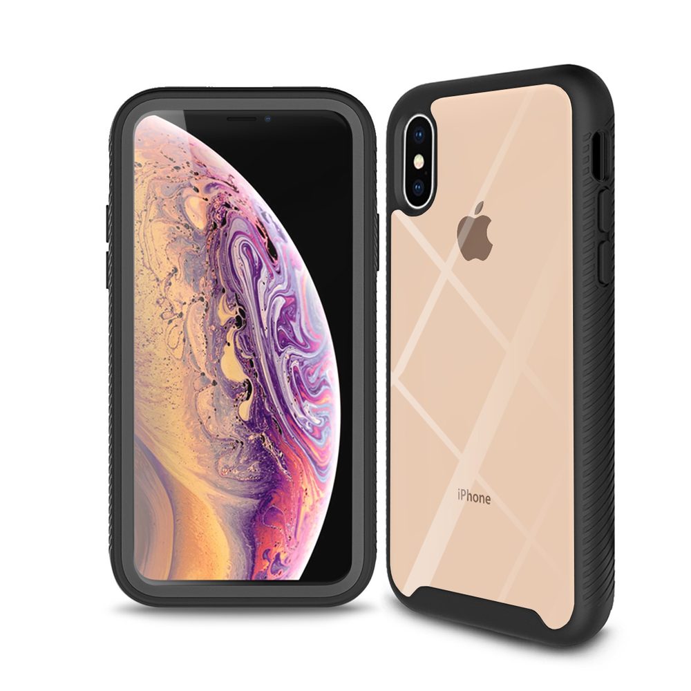 Techsuit Defense360 Pro + Védőfólia, IPhone XS Max, Fekete