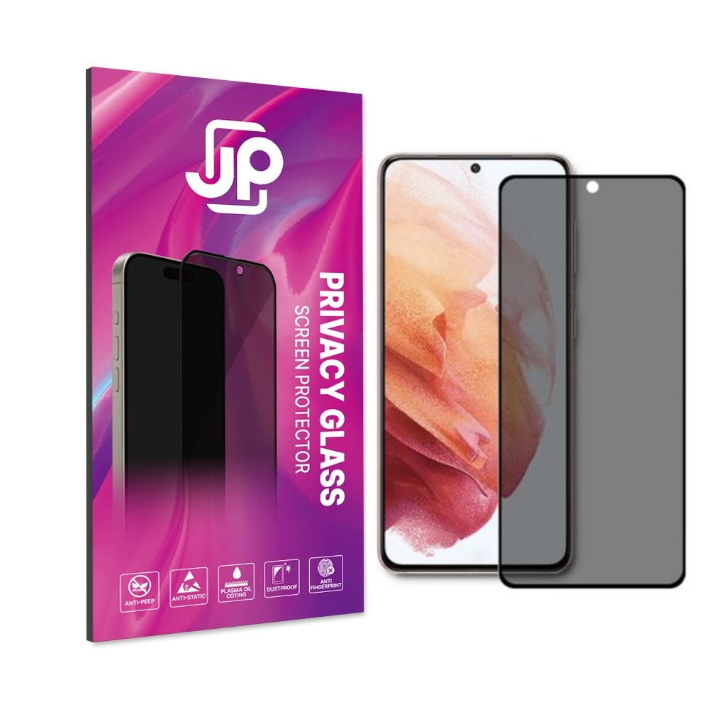 Levně JP Privacy Tvrzené sklo, Samsung Galaxy S21 Plus, černé