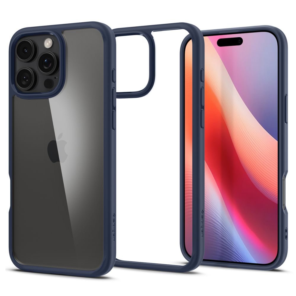Spigen Ultra hibrid mobil tok, iPhone 16 Pro, kék