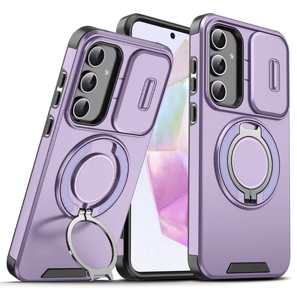 Camslide Stand obal, Samsung Galaxy A36 / A56 5G, fialový