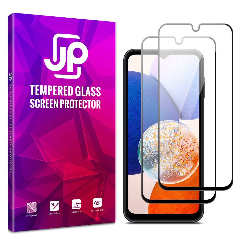 JP 2x 3D Sklo, Samsung Galaxy A14, čierne