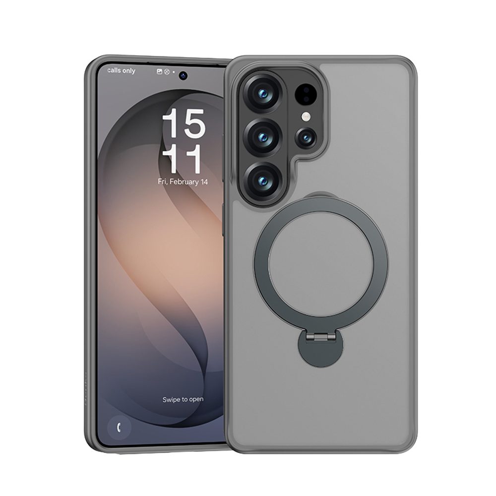 Levně Benks Magnetic Mist obal se stojánkem, Samsung Galaxy S26 Ultra, šedý