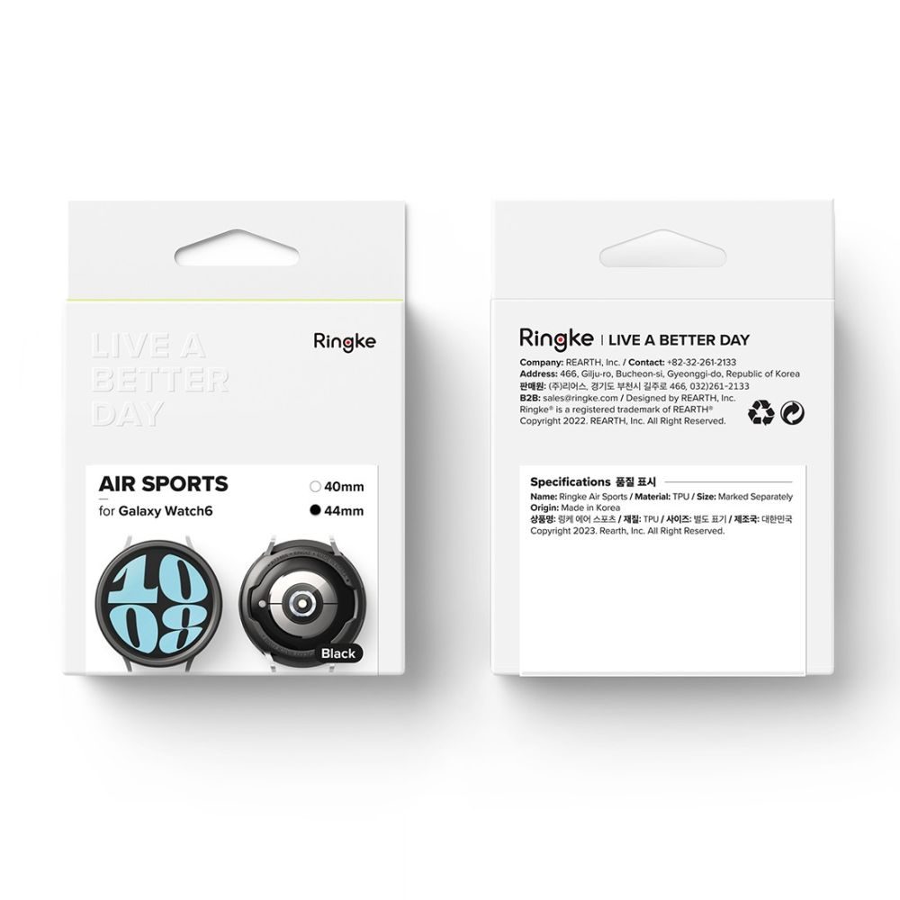 Ringke Air Púzdro, Apple Watch 6 (44 Mm), čierne