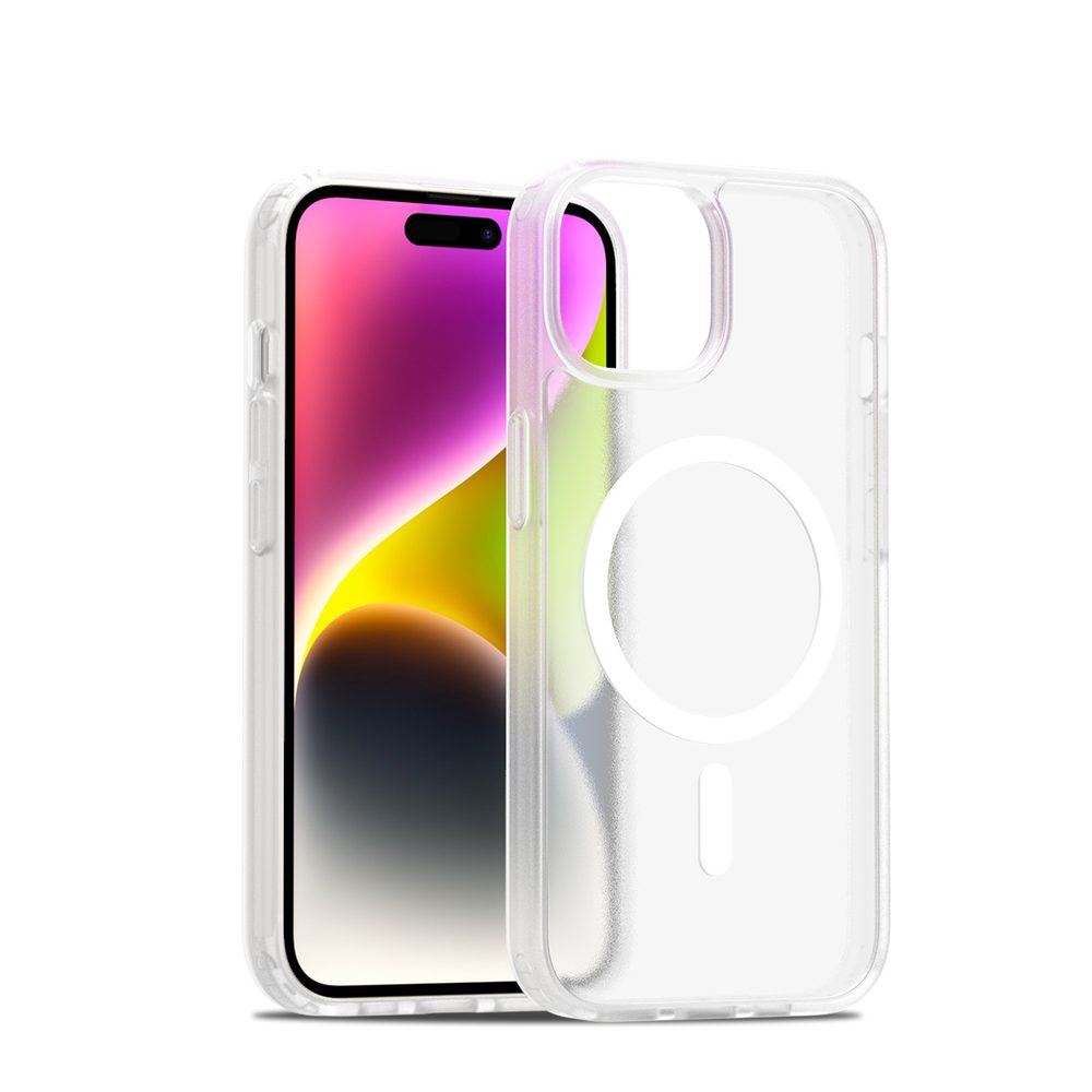 JP MagFit Colour MagSafe Carcasă cu magnet N52, iPhone 15, albă