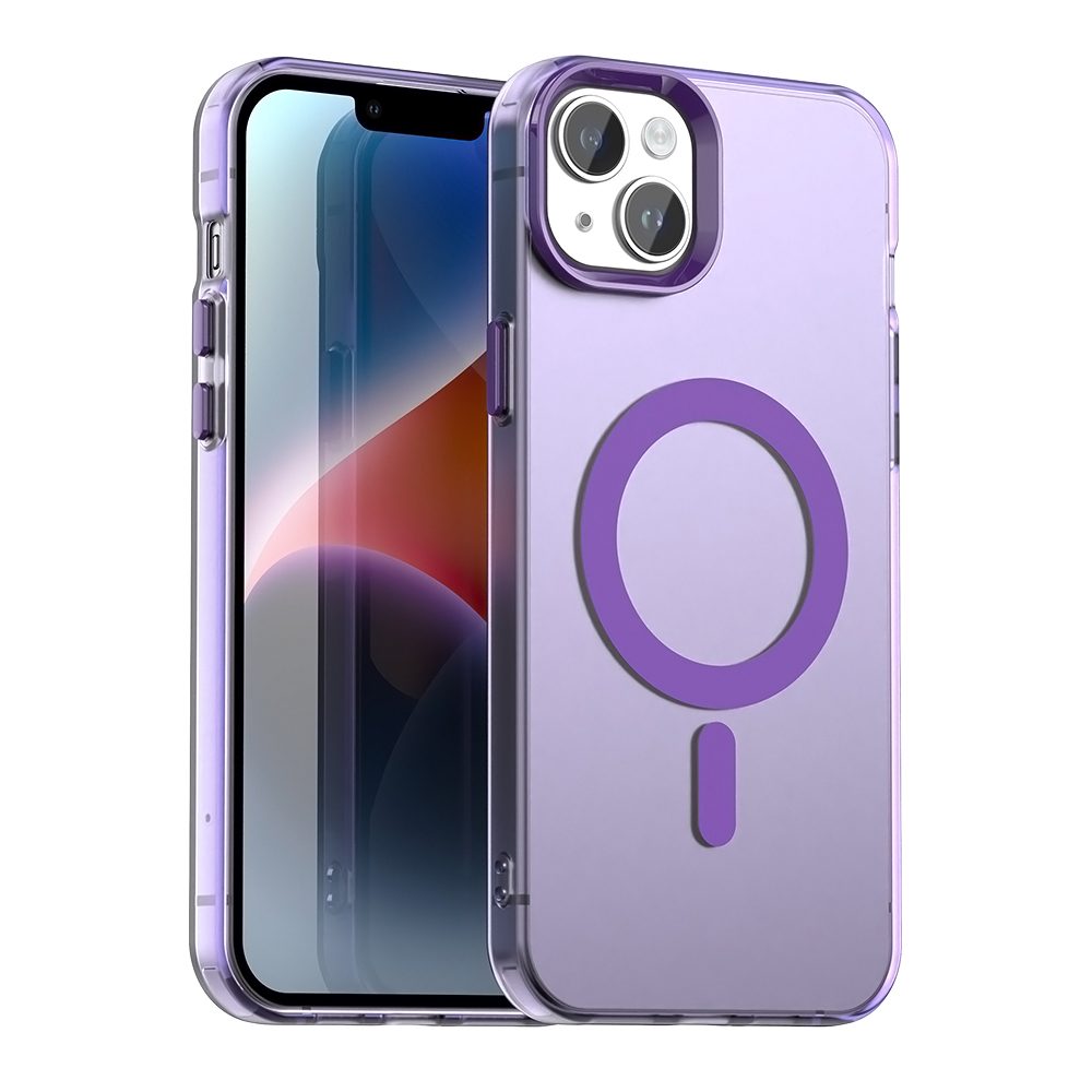 Techsuit CandyCase MagSafe, iPhone 13, ljubičasta