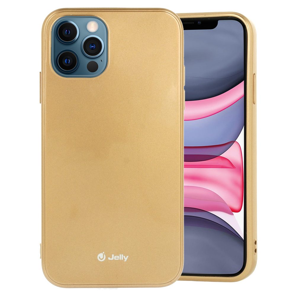 Jelly Case IPhone 14, Zlatý