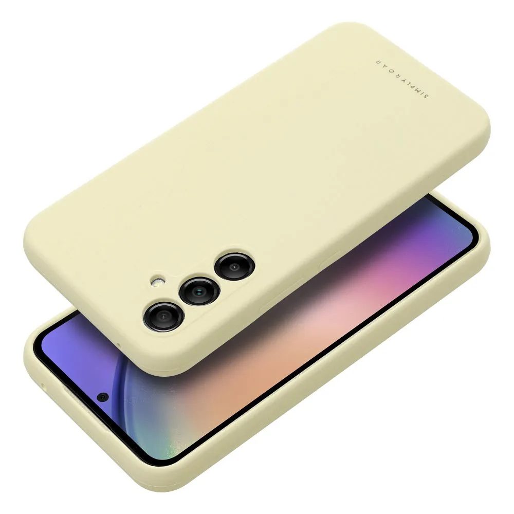 Roar Cloud-Skin, Samsung Galaxy A54 5G, Světle žlutý