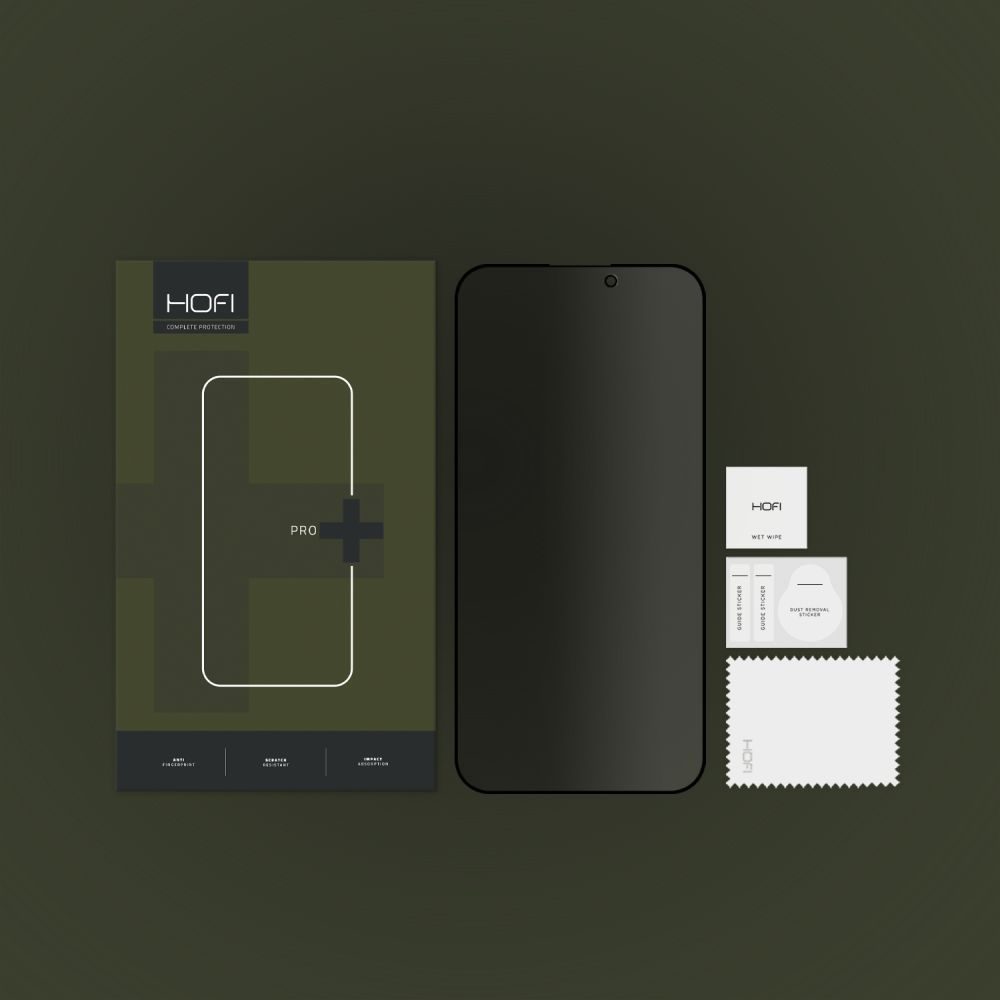 Hofi Privacy Glass Pro+ Tvrzené Sklo, IPhone 15 Plus