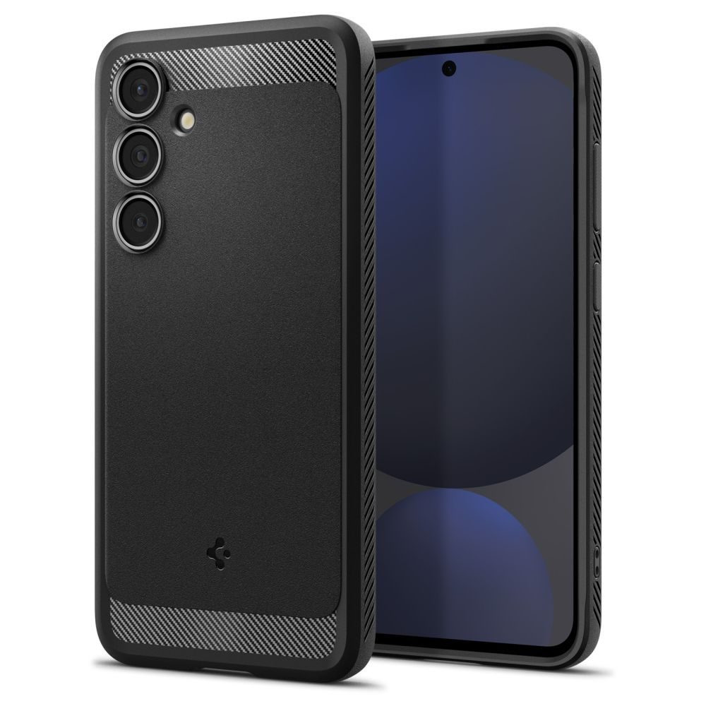 Spigen Rugged Armor, Samsung Galaxy S24 FE, fekete
