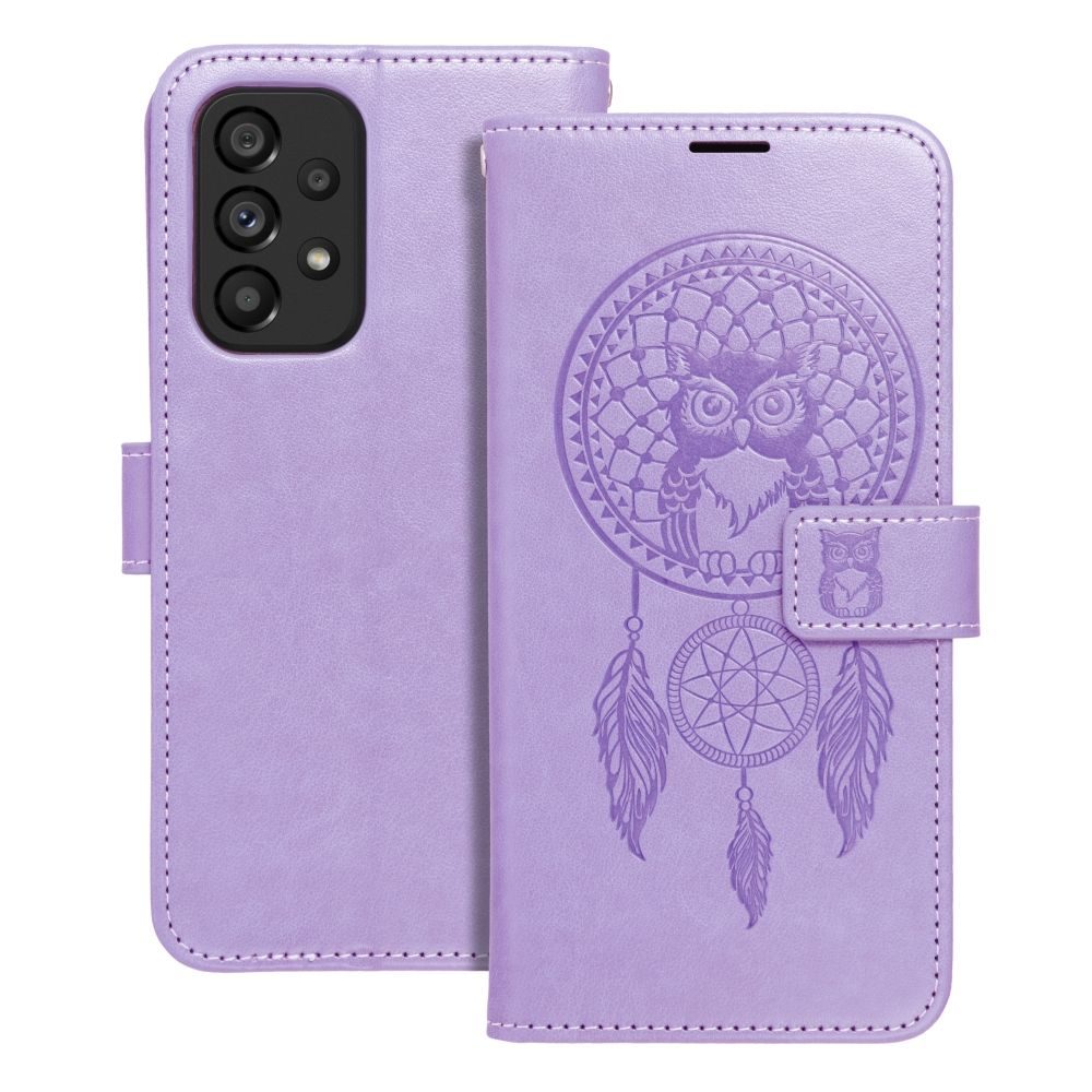 Levně Mezzo pouzdro, Samsung Galaxy A12, vzor 1, fialový