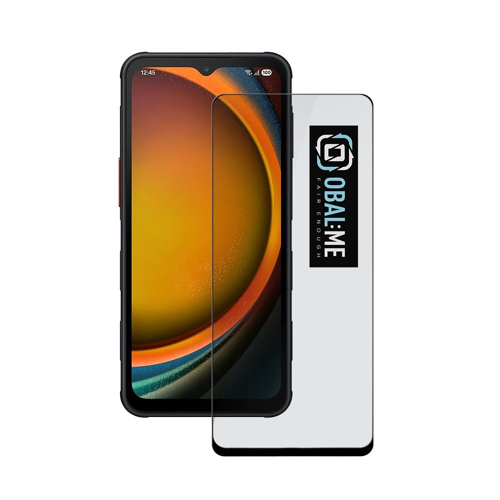 OBAL:ME 5D Edzett Üveg Samsung Galaxy Xcover7 Pro-hoz, fekete