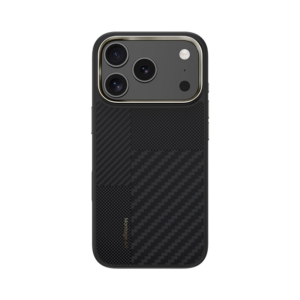 Benks Montage Magnetic Armor Pro Kevlar obal Metal Frame, iPhone 17 Pro Max, čierny