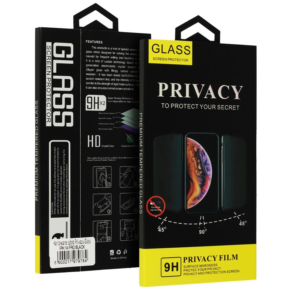 Folie De Sticlă Securizată Privacy 5D, Samsung Galaxy S23 Plus, Negru