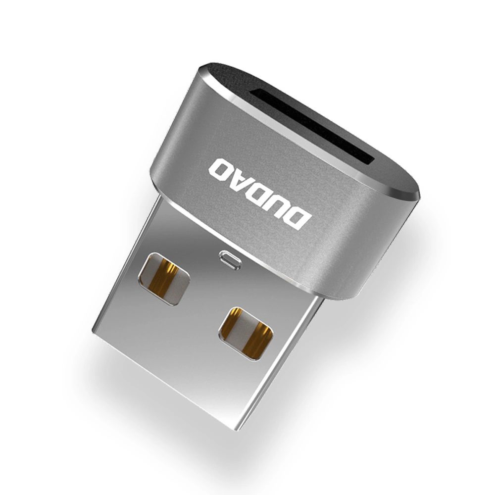 Dudao USB-C - USB Adapter, fekete