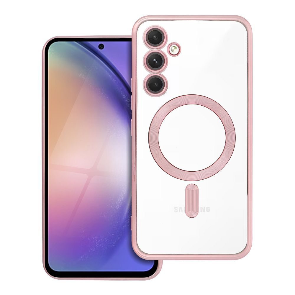 Levně Electro Mag Cover s MagSafe, Samsung Galaxy A54, rosegold