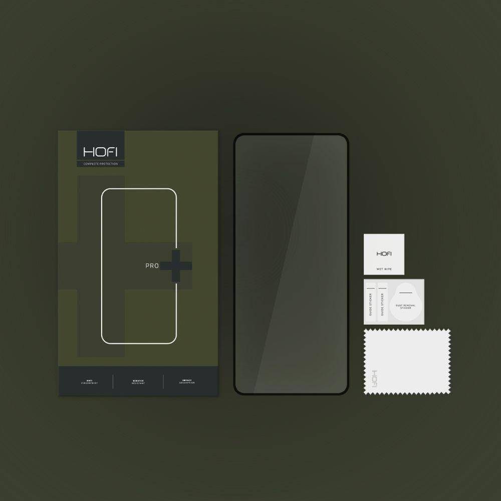 Hofi Pro+ Folie De Sticlă Securizată, Xiaomi Redmi Note 12 Pro / 12 Pro + / Poco X5 Pro 5G, Neagră