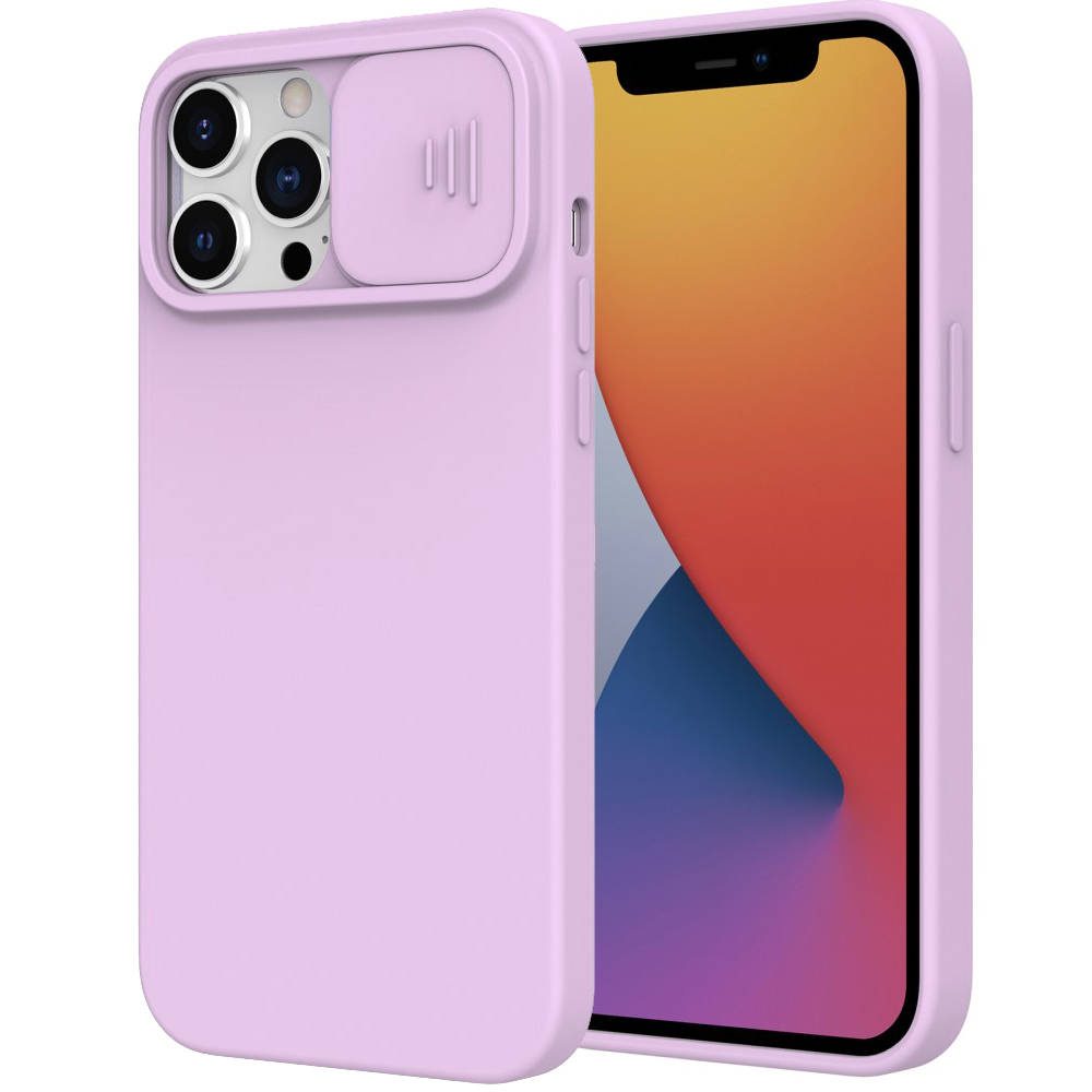 Husă Nexeri Cu Capac Pentru Cameră, IPhone 13 Pro Max, Mov